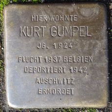 Stolperstein dedicated to Kurt Gumpel