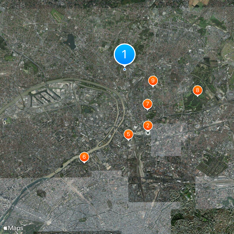 Université Sorbonne Paris Nord Map