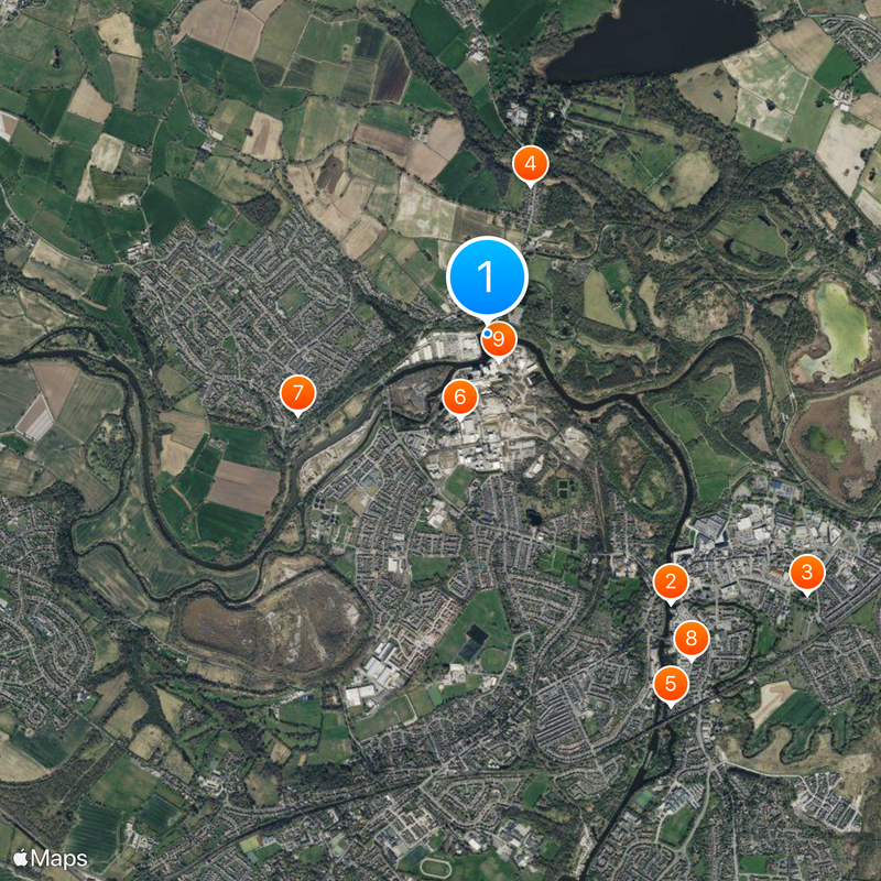 Anderton Boat Lift Mapa