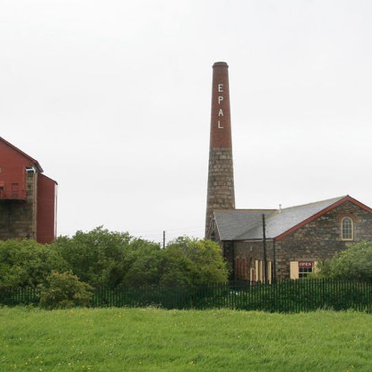 Chimney Stack Approx. 30 Metres East Of Pump Engine House At Taylor's Shaft Of New East Pool Mine