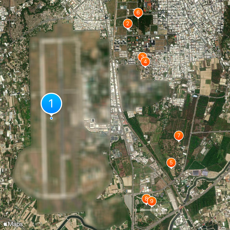 Tainan Airport Map