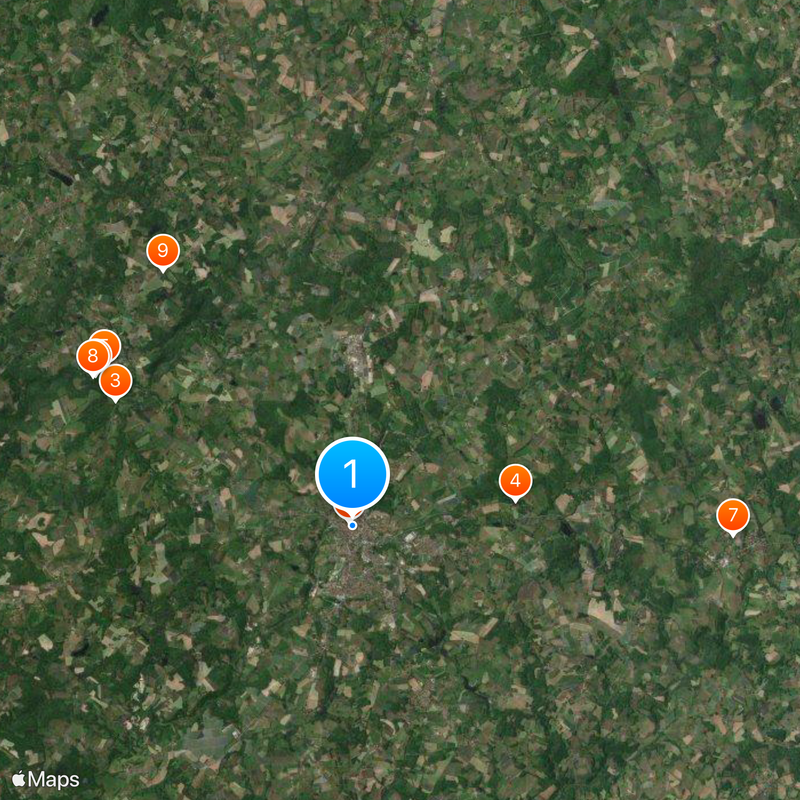 Saint-Yrieix-la-Perche Mappa