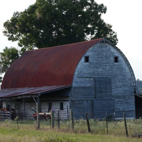 Livestock and Equipment Barn, Glenn Homestead