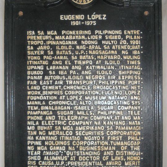 Eugenio López historical marker