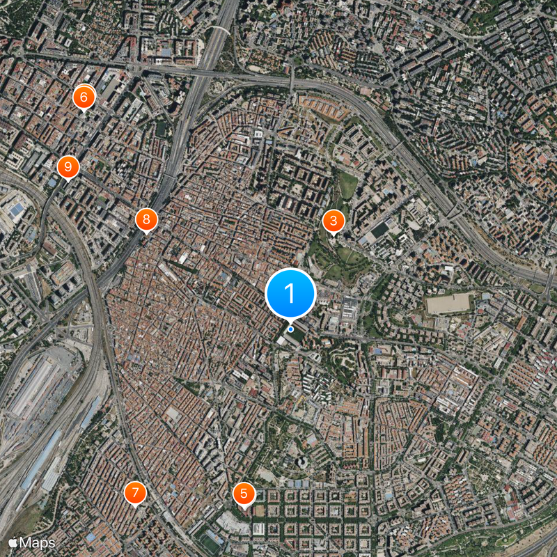 Campo de Fútbol de Vallecas Map