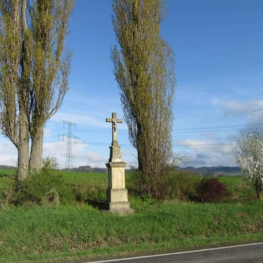 Kříž v Zábřehu na severním okraji města