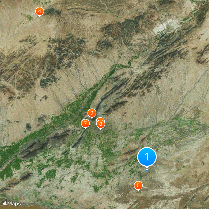 Kandahar International Airport Map