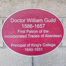 Commemorative plaque to William Guild
