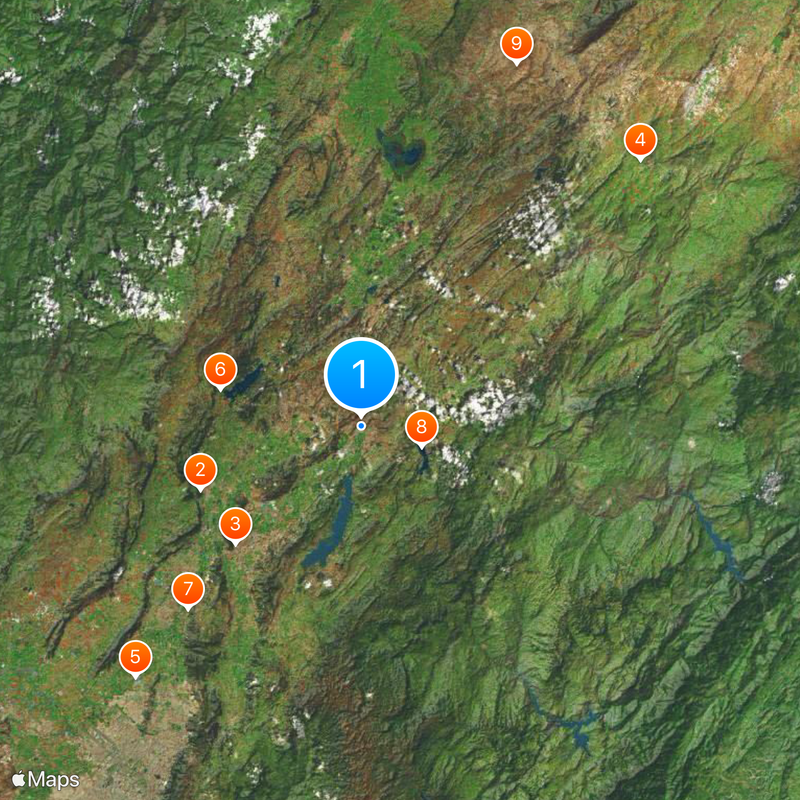 Suesca Map
