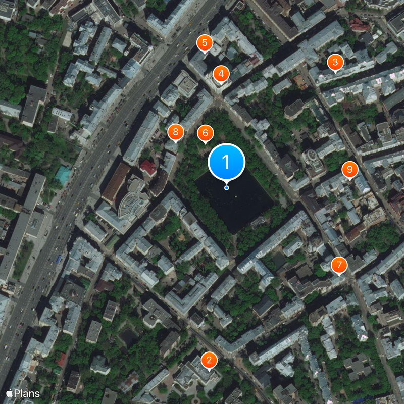 Étangs du Patriarche Carte