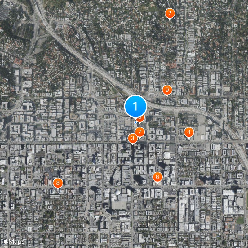 Capitol Records Map