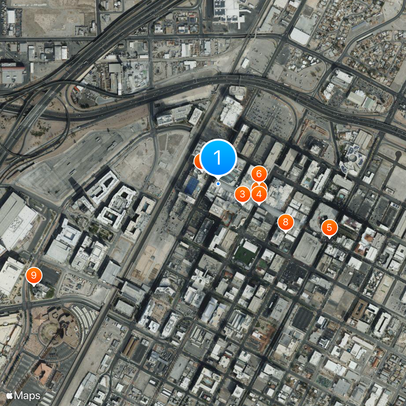 Golden Gate Hotel and Casino Map