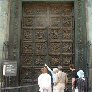 Porta nord del battistero di Firenze