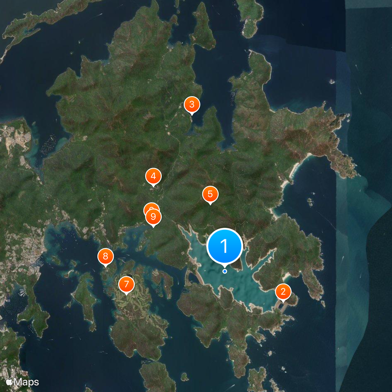 High Island Reservoir Kaart