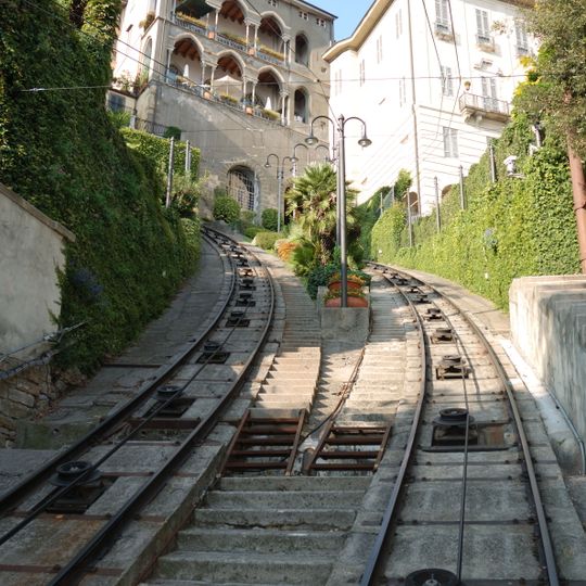 Bergamo Funicular railway Upper Town - Lower Town