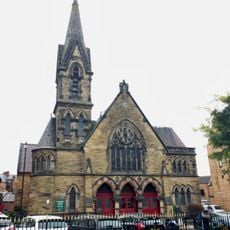 Albemarle Baptist Church and attached schoolroom