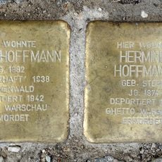 Stolperstein à la mémoire de Adolf  Hoffmann
