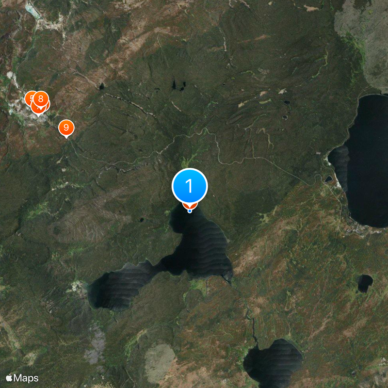 Lava Creek Tuff Mappa