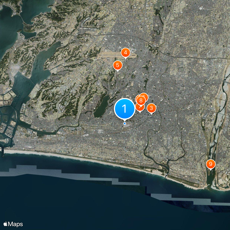 Hamamatsu Workshop Map