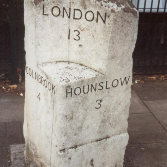 Milestone, Bath Road; Harlington Corner