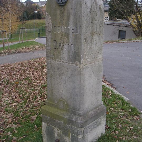 Königlich-Sächsischer Meilenstein Zöblitz