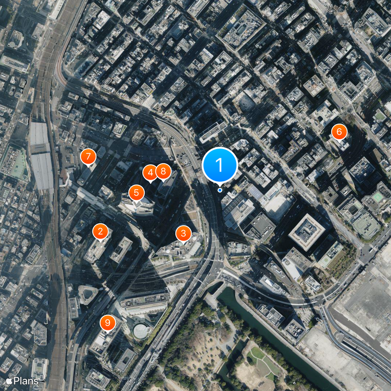 Nakagin Capsule Tower Mapa