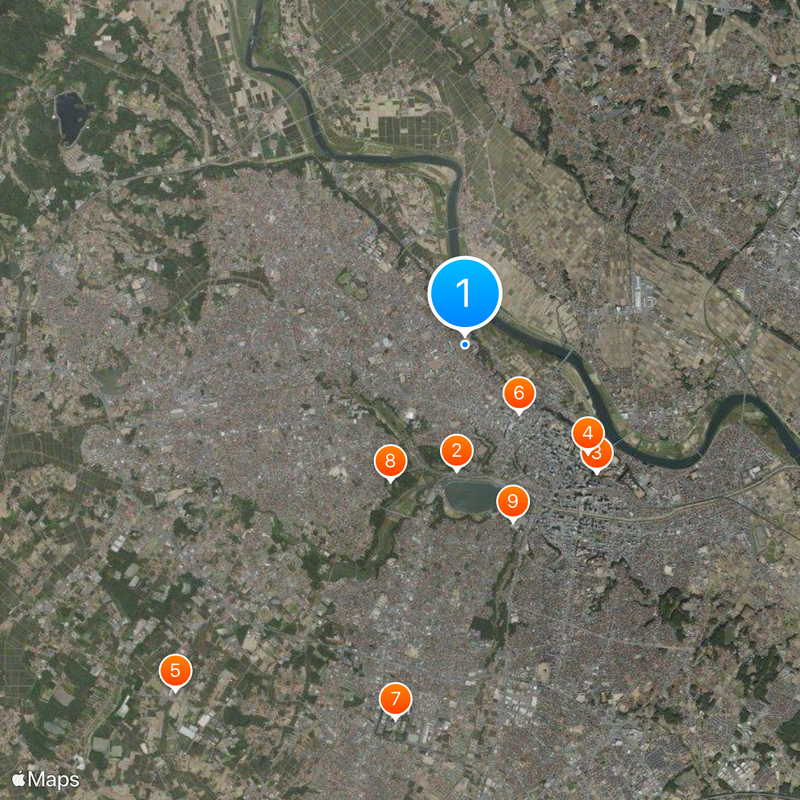 Ibaraki high school Map