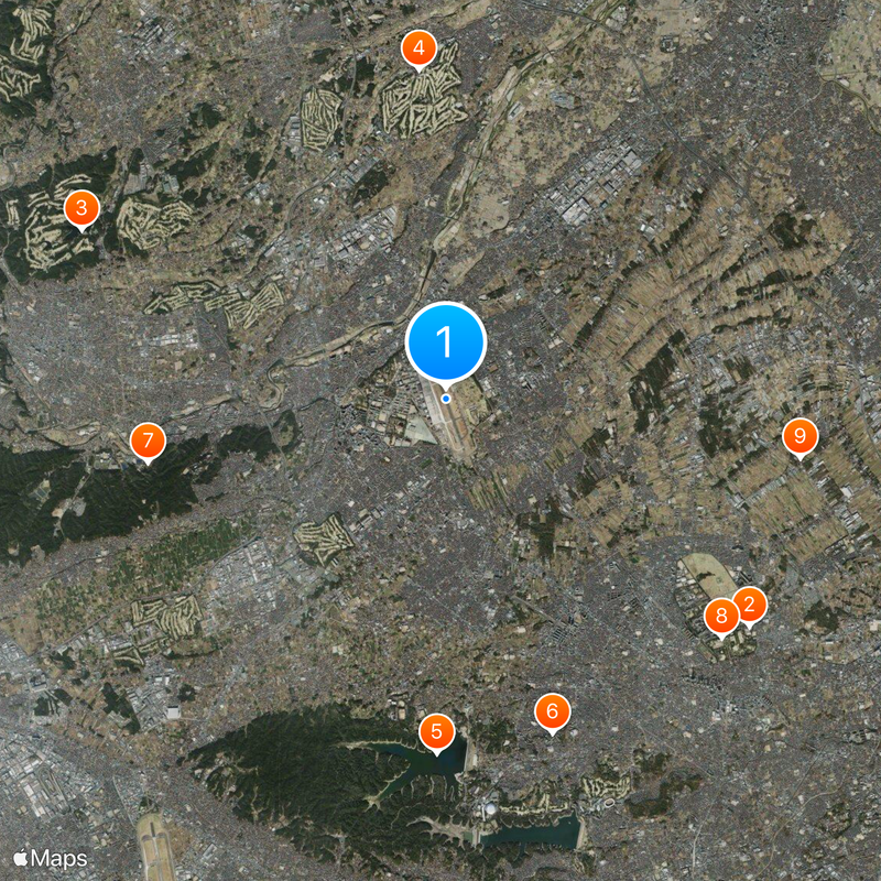 Iruma Air Base Map