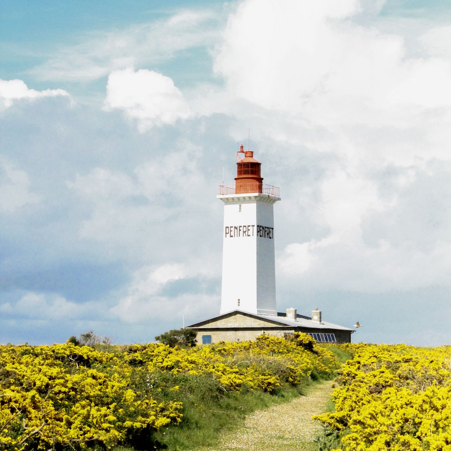 Phare de Penfret - Historical lighthouse in Glénan Islands, France