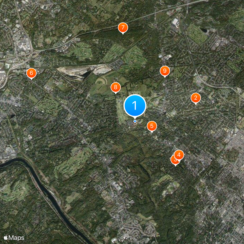 Chestnut Hill College Map