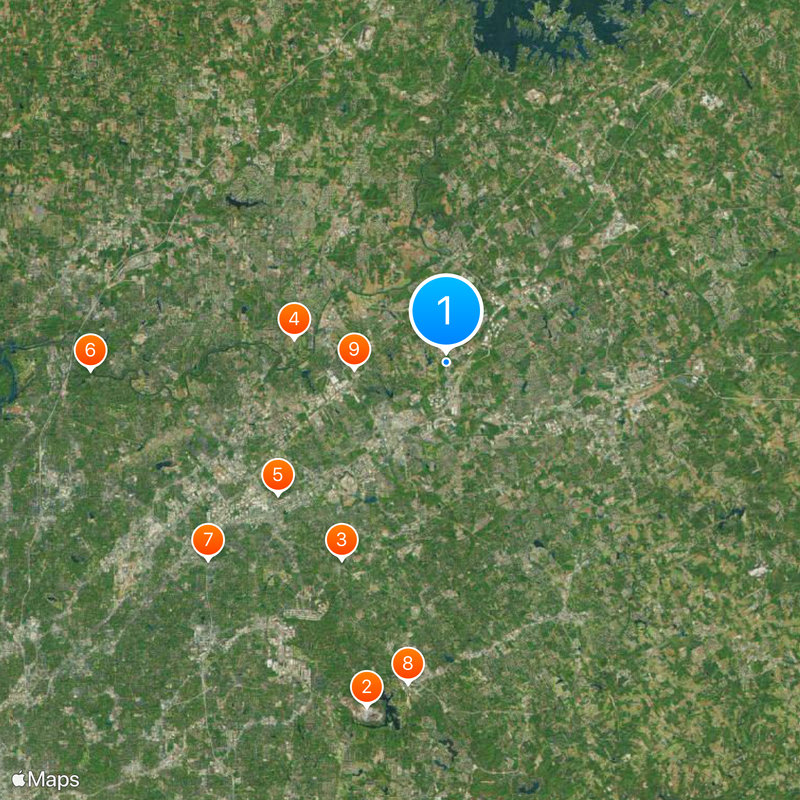 Gas South Arena Map