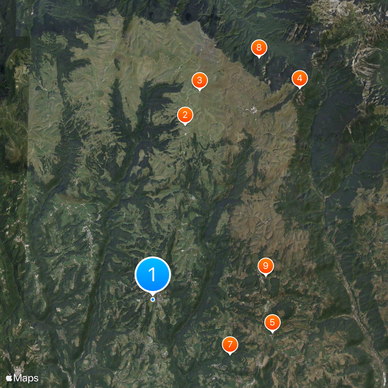 Bosco Chiesanuova Map