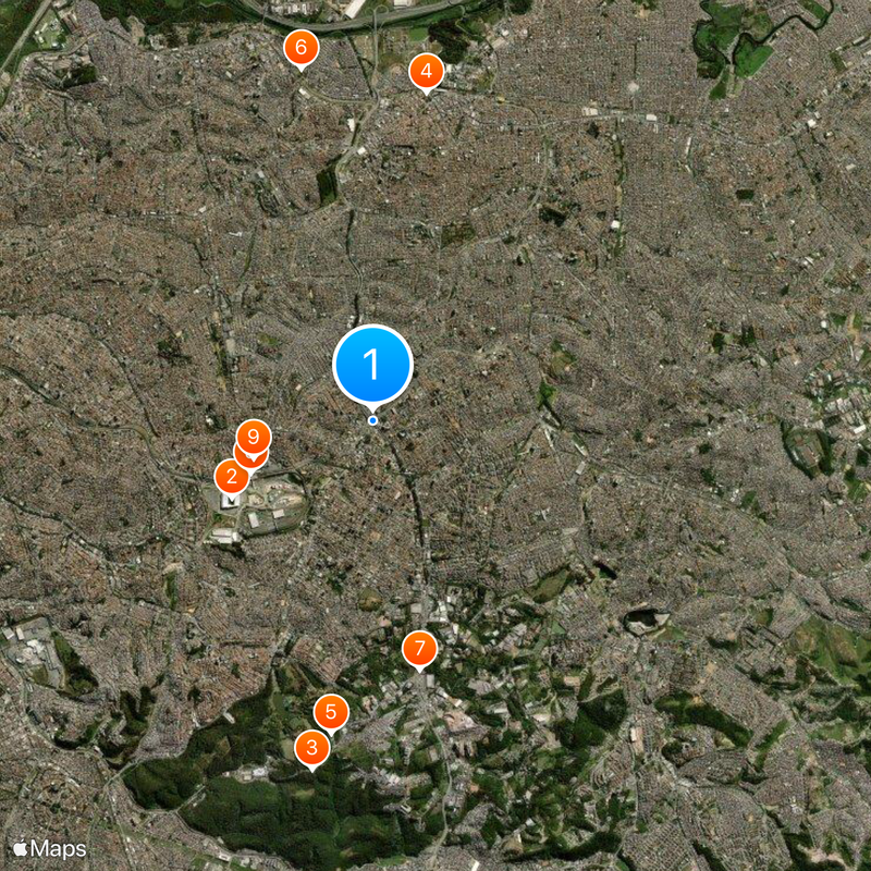 Itaquera District Mappa