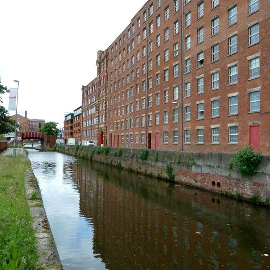 Rochdale Canal Retaining Wall On South Side Of Redhill Street, West Of Union Street Bridge