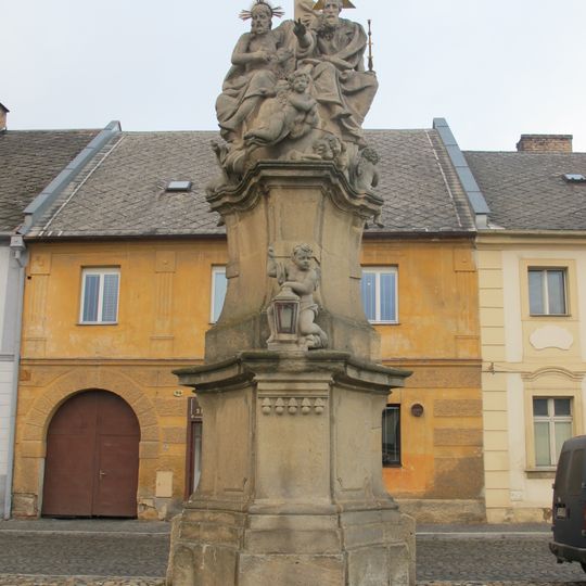 Holy Trinity column in Manětín