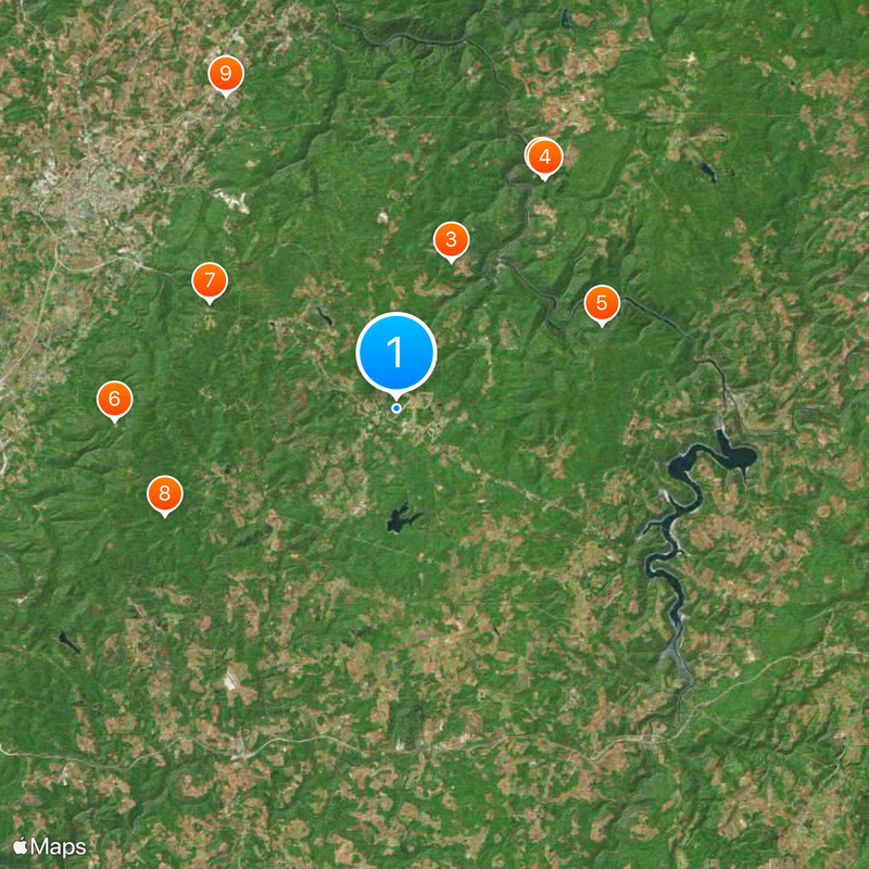 Nemacolin Woodlands Resort Karte