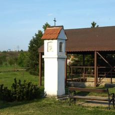 Boží muka u pramene svatého Floriana v Černovicích