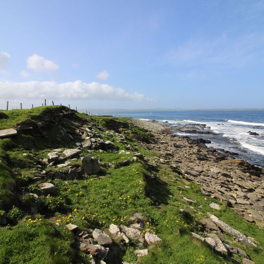 Munkerhoose, settlement and farm mound, Papa Westray