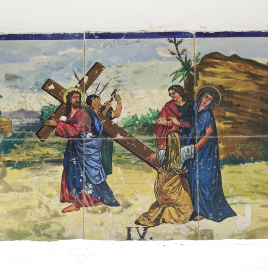 Fourth Station of the Via Crucis of Callosa d'en Sarrià