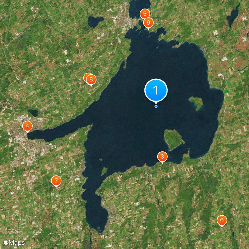 Lake Simcoe Map