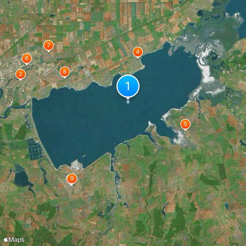 Krasnodar Reservoir Map