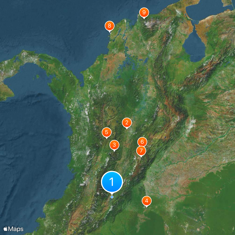 Magdalena River Map