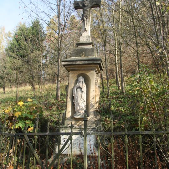 Wayside cross in Dědov