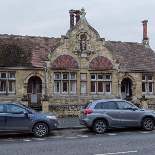 Clarks Hospital And Attached Wall And Piers