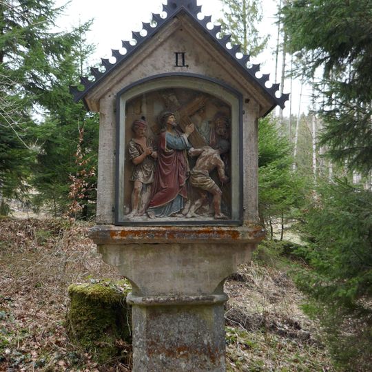 Kreuzwegstation Burg in Wielenbach