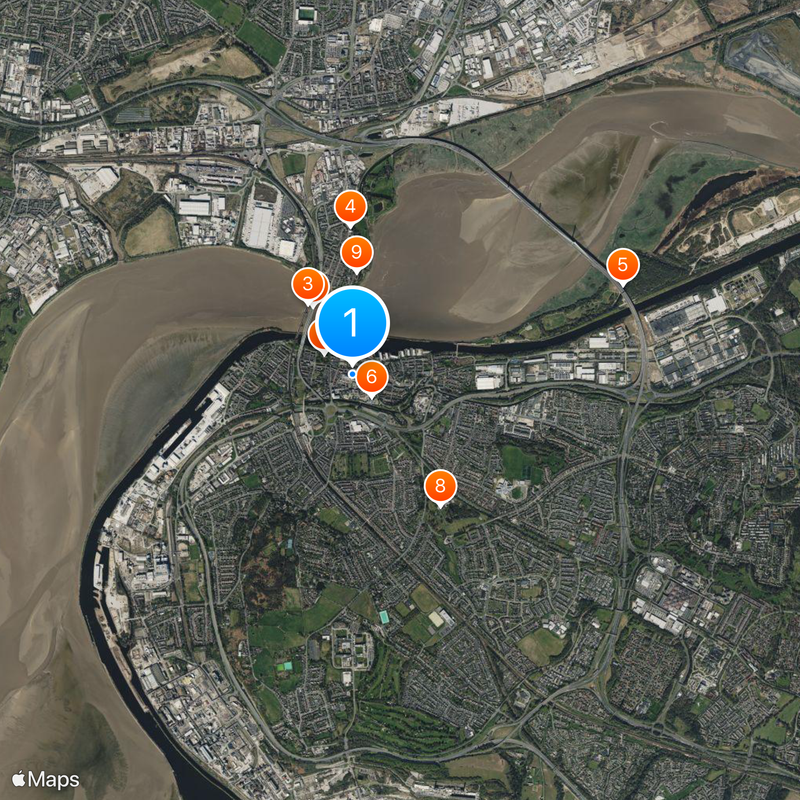 Runcorn Mapa