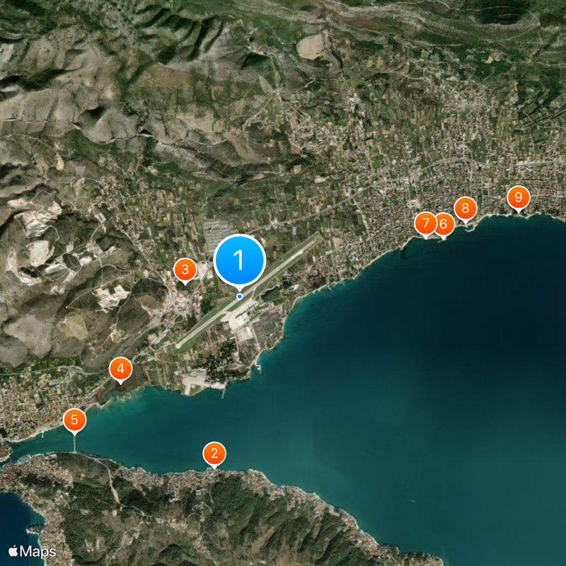 Saint Jerome Airport Map