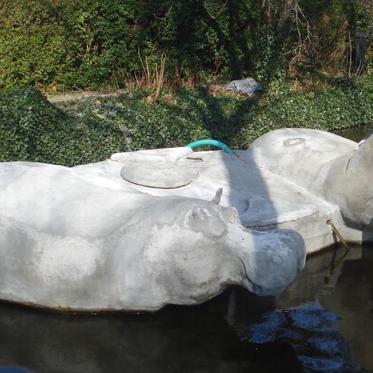 Mudtrap - Twee Nijlpaarden