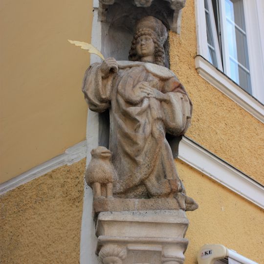 Steinfigur Vitus Hauptplatz St Veit