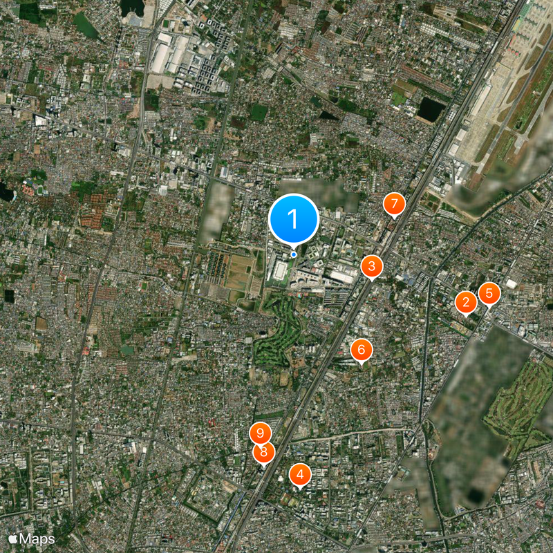 Constitutional Court of Thailand Map